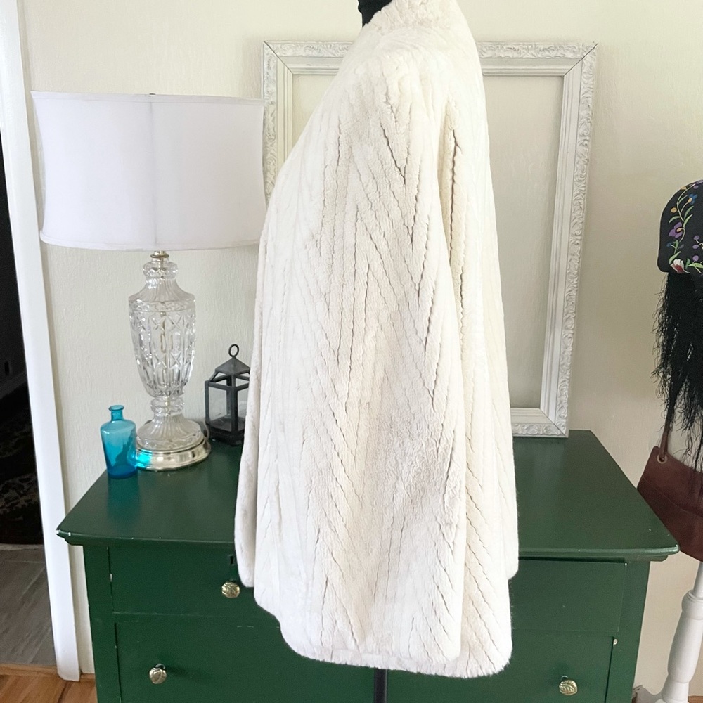 Vintage Jacque Saint Laurent Faux Fur Jacket Gem